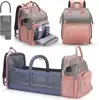 Pink and gray colorblock