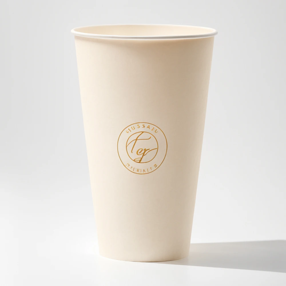 custom printing logo Factory Price biodegradables disposable 8oz 12oz 14oz 16oz single wall coffee cups with lids