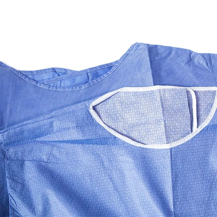 SMS Non-Woven Anti-Virus Intrusion Disposable Isolation Gown manufacture