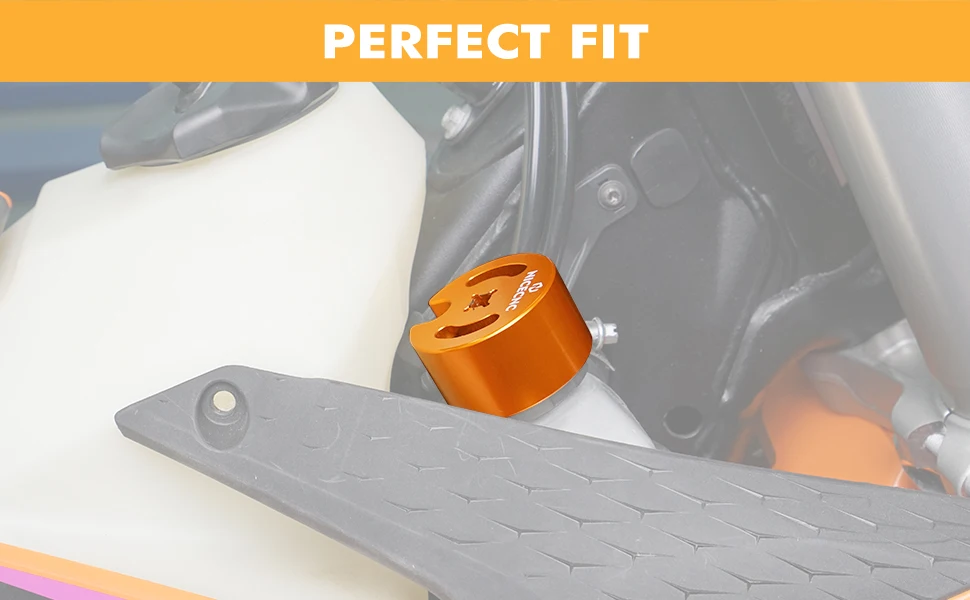 NiceCNC Aluminum Radiator Guard For KTM 125-500 EXC, XC-W, EXC-F (2017-2019) - Anodized, 1 Set
