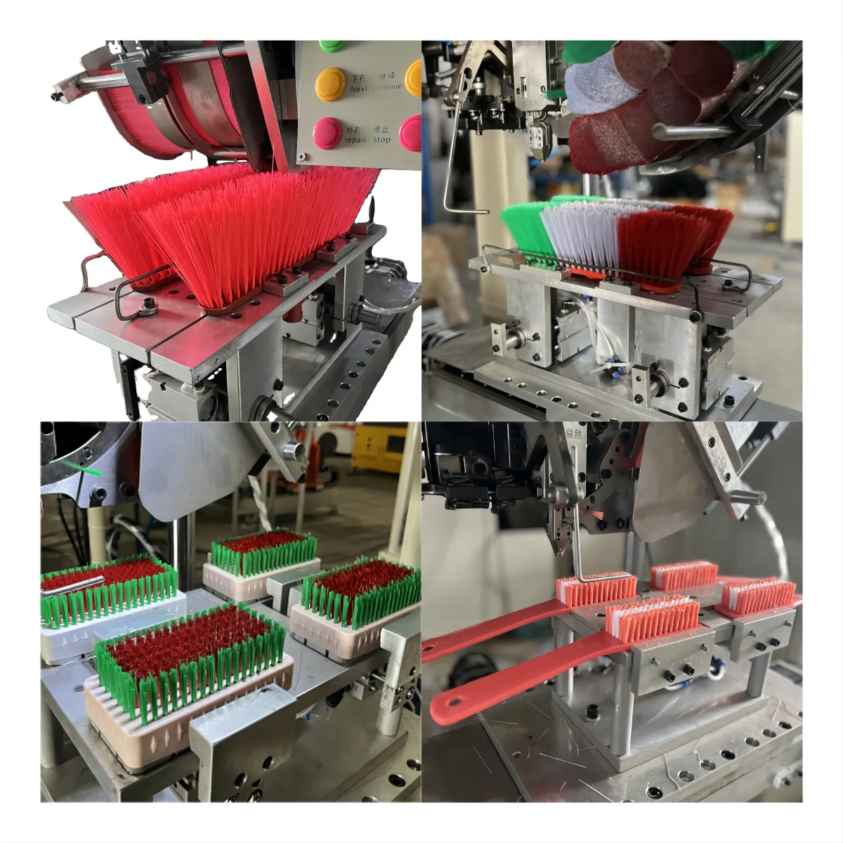 Automatic Broom Making Machine 2 Axis Brush Tufting Toilet Hair Brush Make Machine Plastic Broom Brush Filament Making Machine
