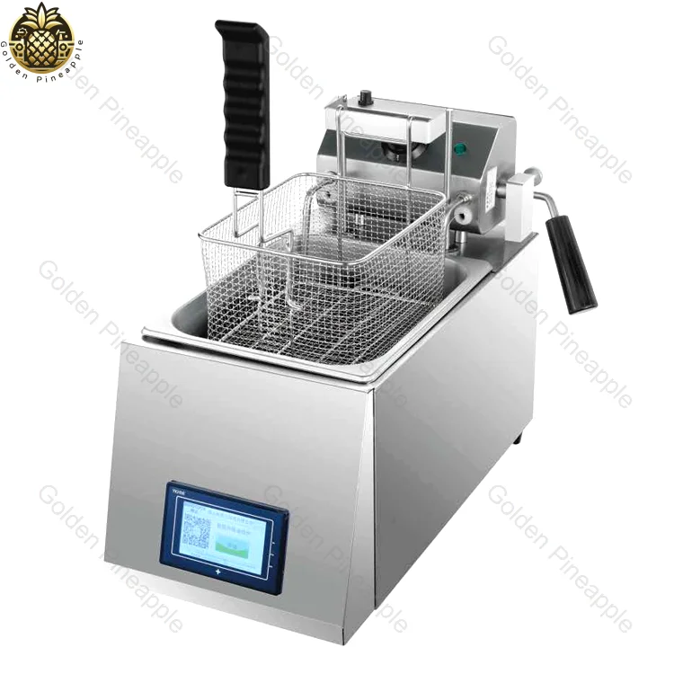Automatic Lift Commercial Deep Fryer for Restaurant Single Tank
