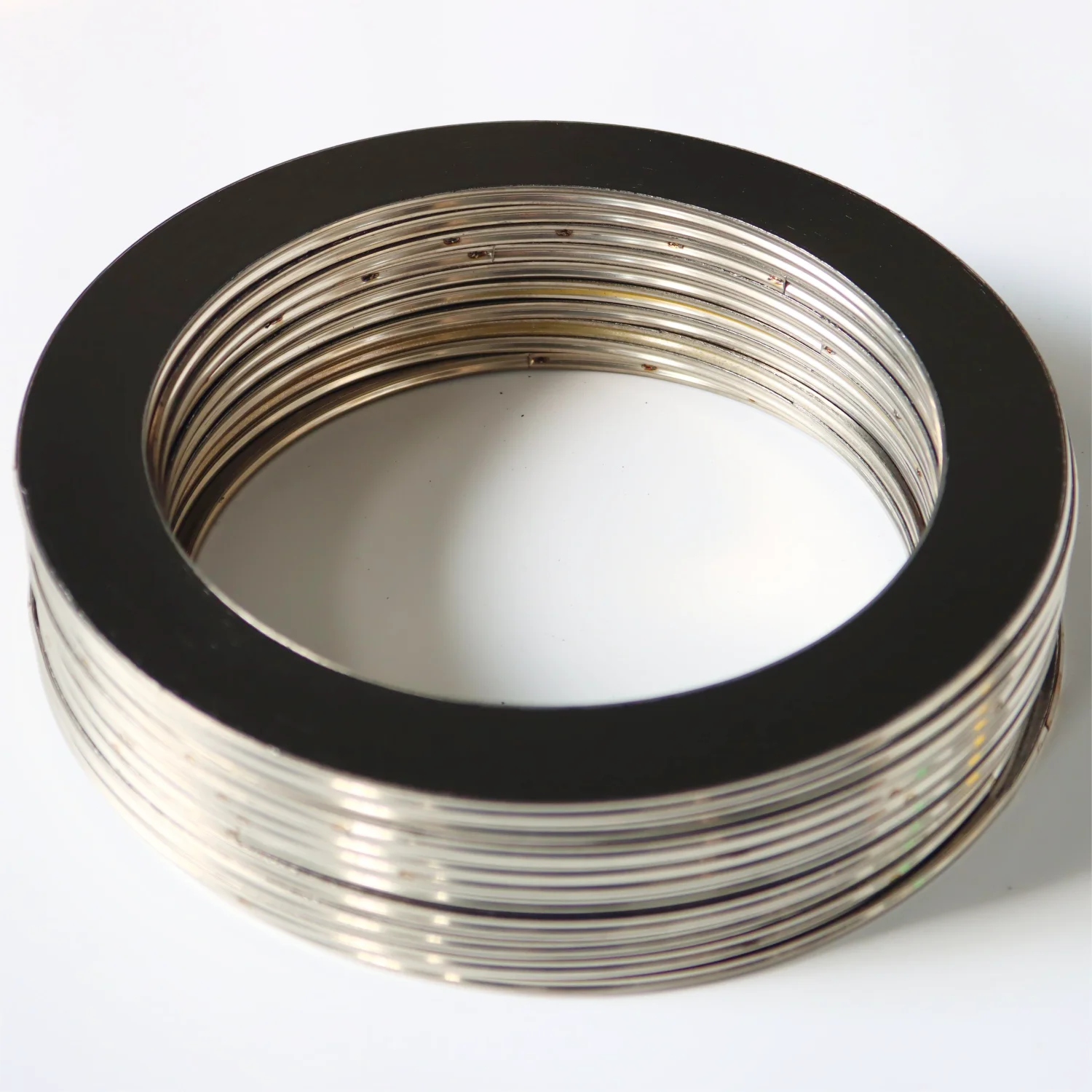 Metallic Gasket Maker Round Type Graphite PTFE Filler Material Flange Pipe Spiral Wound Gasket