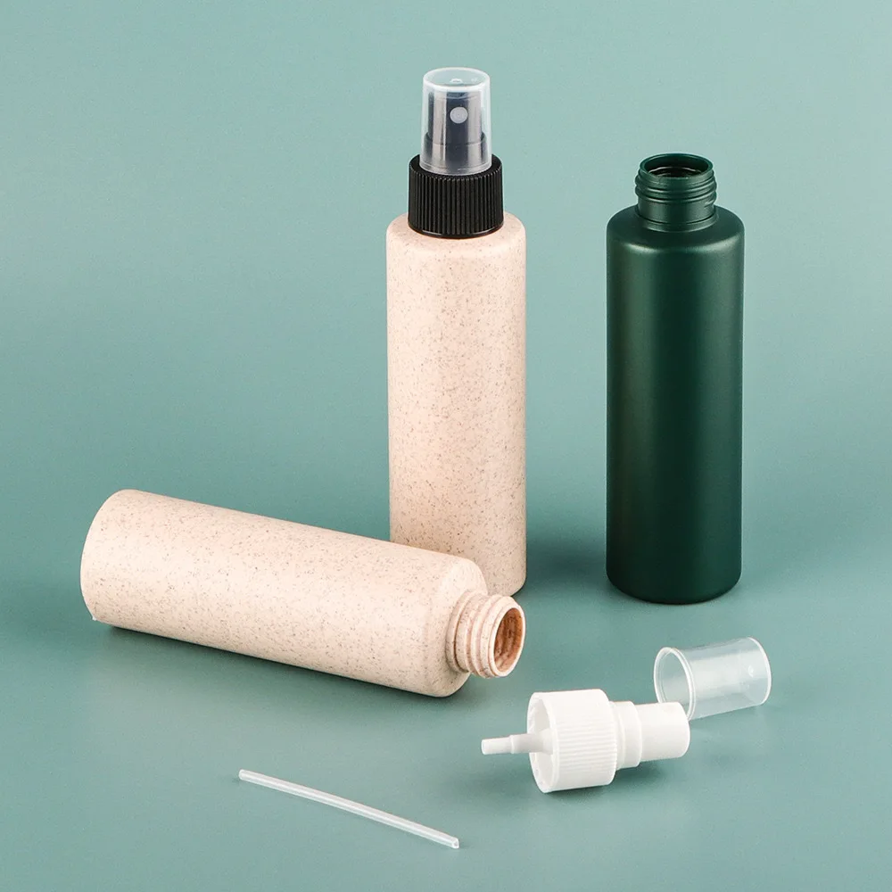 Environmental air 60ml To500ml Cosmetic Packaging Recyclable Biodegradable Plastic Wheatgrass Plastic Pump Emulsion Bottle