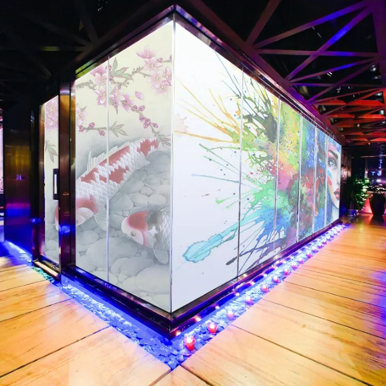 Умная стеклянная пленка для конфиденциальности офисное украшение проекция переключаемая умная пленка интеллектуальная электронная пленка SPD затемнение PDLC стекло