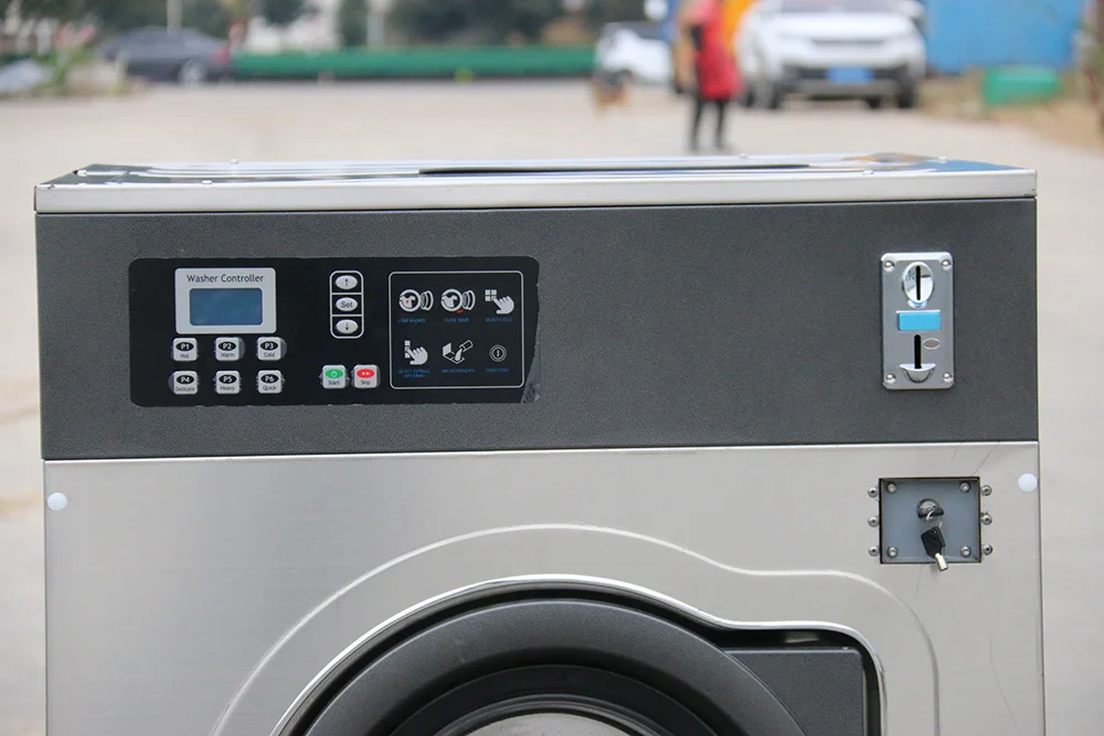 Factory Price Coin/Card Operated Laundry Machine Commercial Laundromate Smart Washing Machine for Hotel/School Use