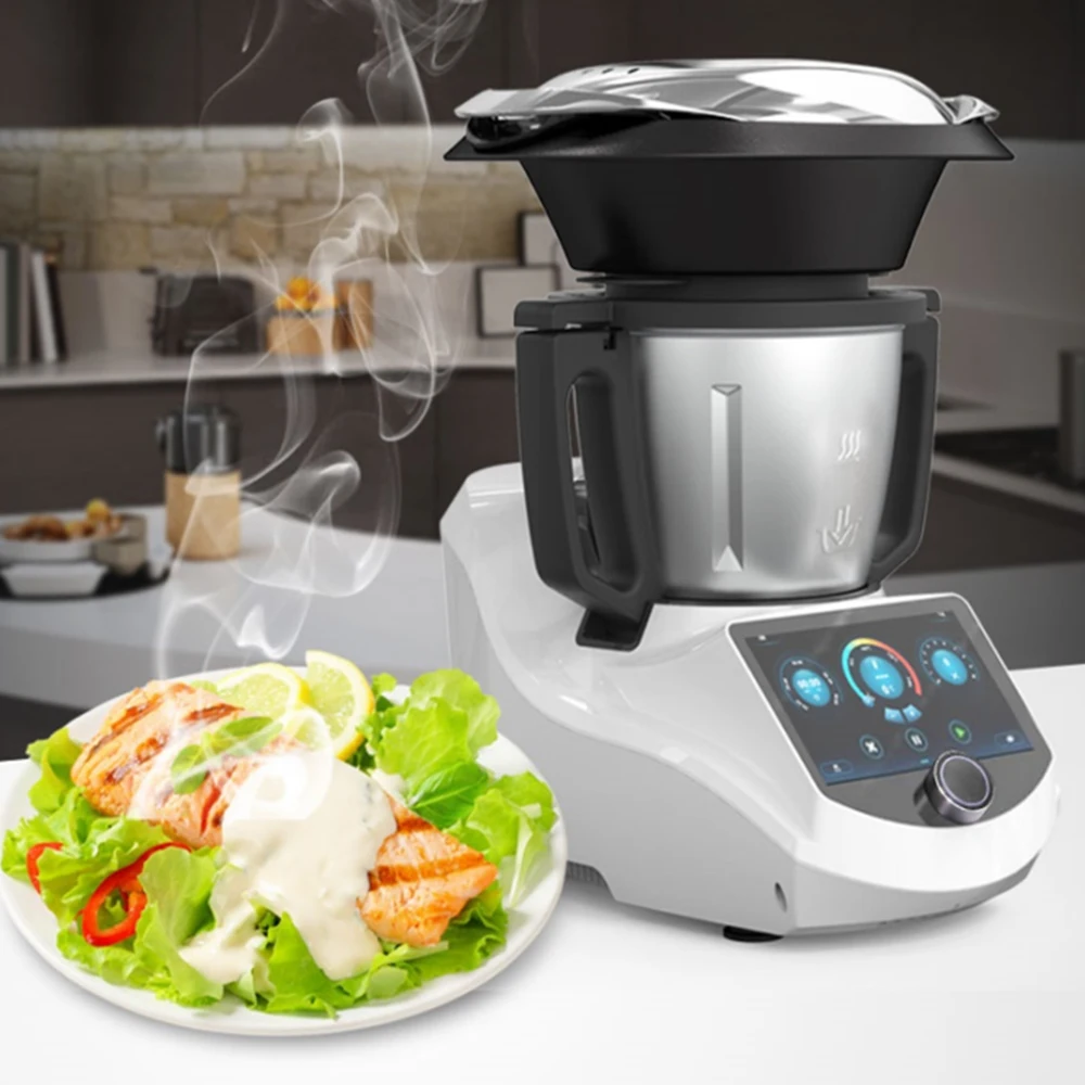 Thermomix フードプロセッサー ホワイト ターモミックスミキサーTM6クッカーバタフライスターラーキッチン調理