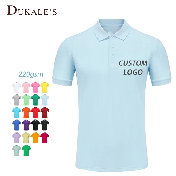 Men/'s Polo Shirt T-Shirt Casual 100/% Plain Cotton Pique Short-Sleeve Multi-Color