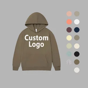 Custom Men's Puffer Hoodie Sweatshirts With Welding Printing ODM Pullover Anime Clothing by Manufacturers