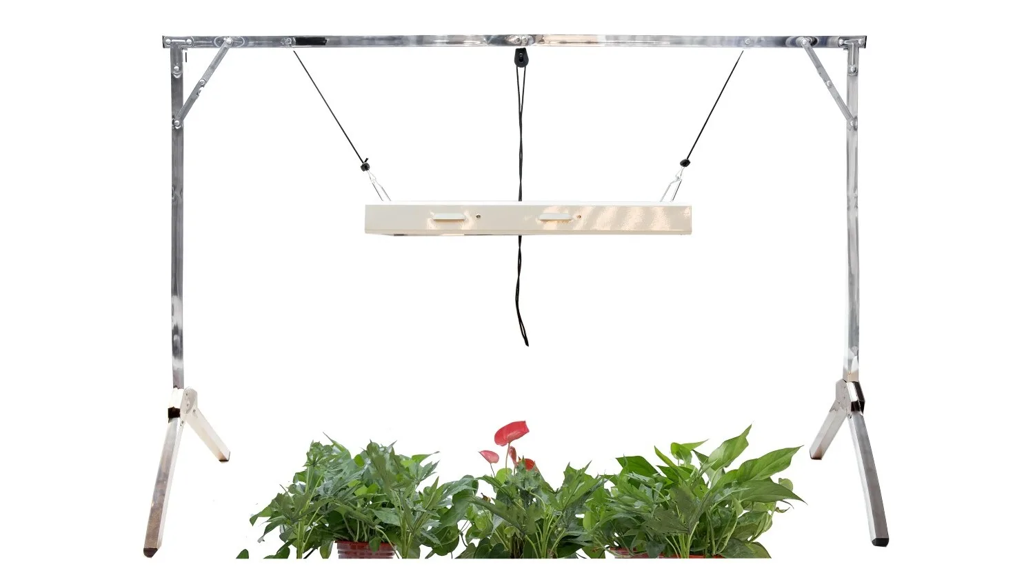 Grow Light Stand Stainless Steel Indoor Gardening Seedling Planter