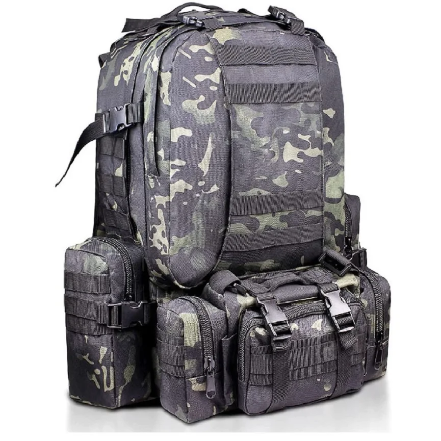 Custom Logo High Quality Durable Camping Backpack Outdoor Sports Tactical Hiking Rucksack 3 Day Hunting Backpack