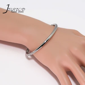 Wholesale Factory Price Simple Fine Jewelry Waterproof 18K PVD Plating Polishing Stainless Steel Bracelets for Women