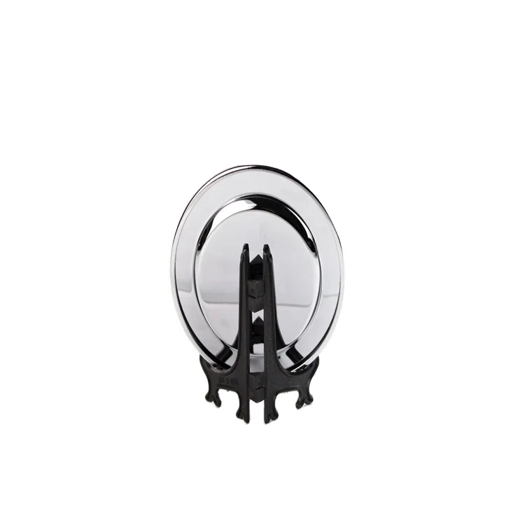 Prosub 4inch Stainless Steel Round Sublimation Plate Dish Custom Decor Metal Serving Tray Home Food Plate Dinner Pizza Dish