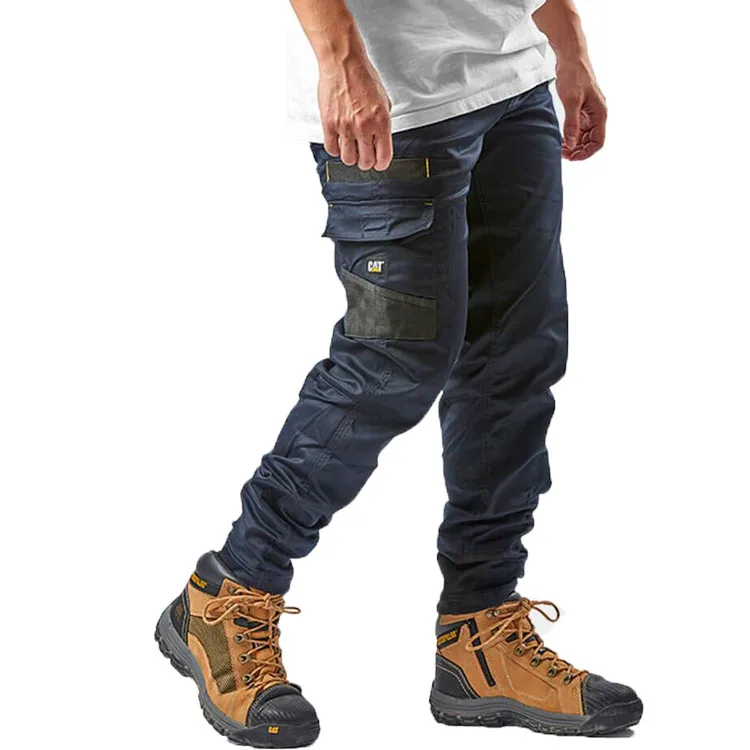 Factory 4 Way Stretchy Men's Industrial Pants Work Trousers Cargo Work ...
