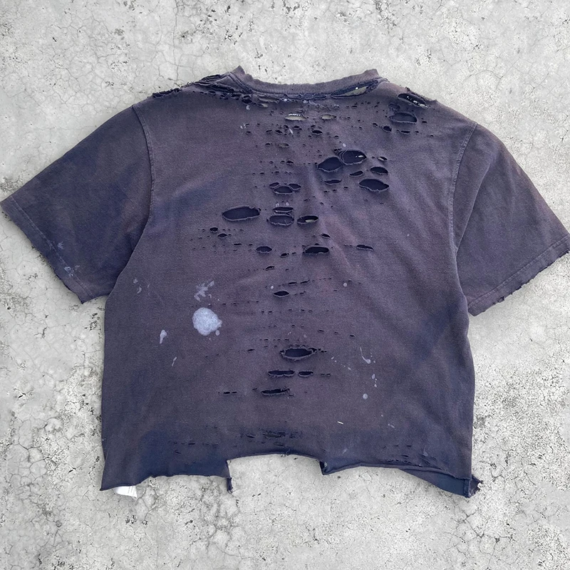 YSJY Wholesale Custom Heavyweight Streetwear T-Shirt Blank