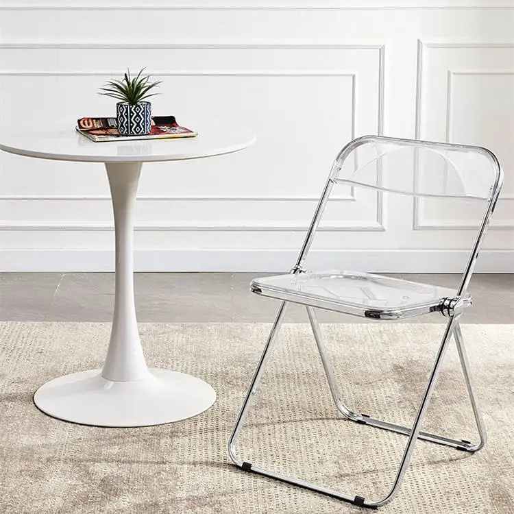 Wholesale Price Transparent Chair Folding Custom Acrylic