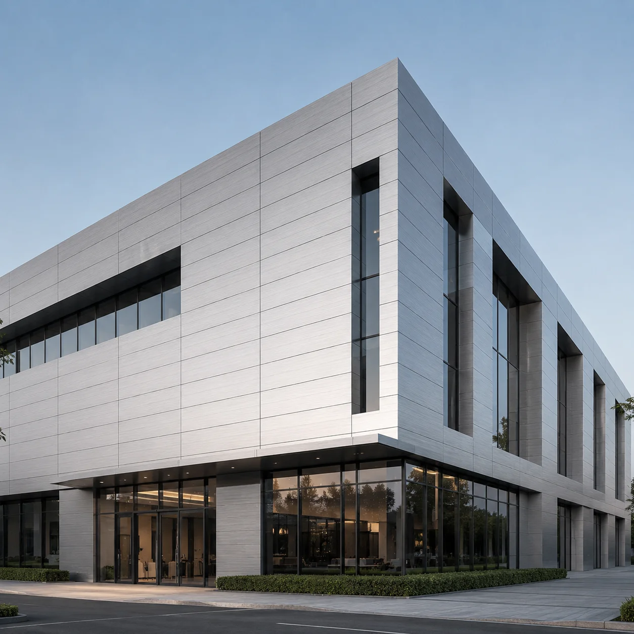 Alucobond Silver Brushed Acp  Aluminum Composite Panel for Building Decoration
