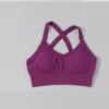 soutien-gorge croisé violet foncé