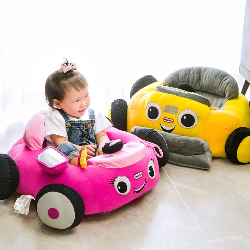Infant Safety Car Seat Plush Car Shape Sofa for Babies, OEM