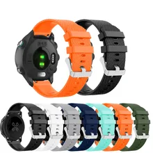 18 20 22 mm Sport  rubber silicone smart wristband  for Gamin vivo active 3/645 smart watch bracelet