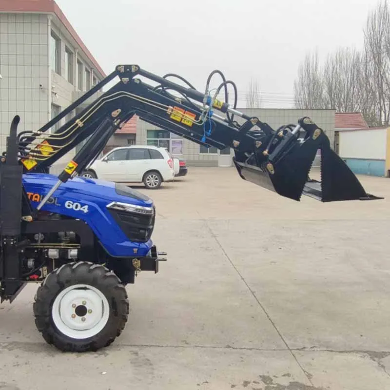 CE гидравлический трактор фронтальный погрузчик садовый мини-трактор 4x4 сельскохозяйственный