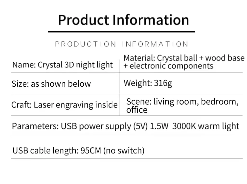 Custom Personalized 3d Laser Crystal Glass Ball Led Light Crystal Ball