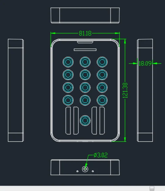 13.56MHz QR Code Access Control Scanner QR Code Non-Keypad Standalone Control Rfid Reader Access Control Systems