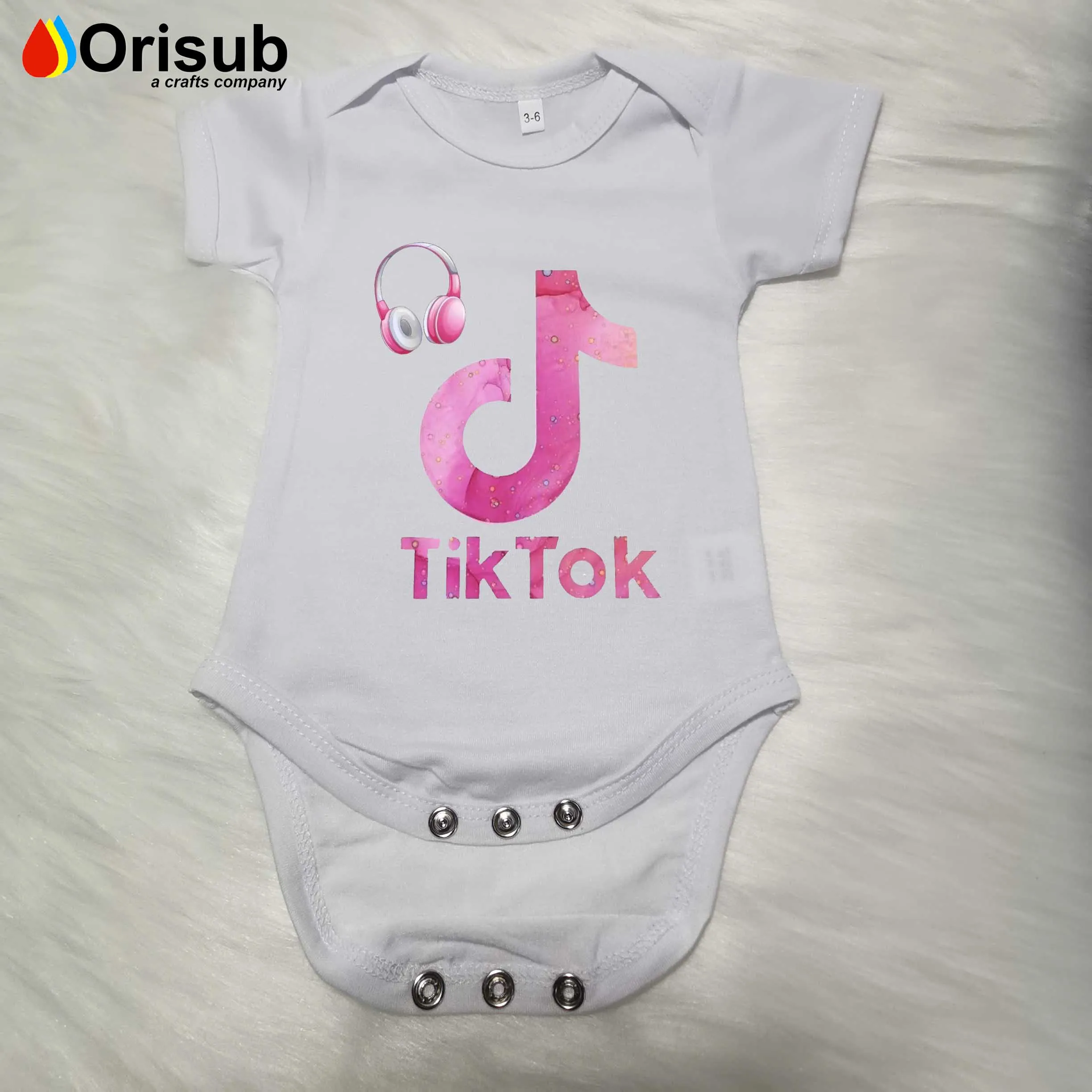 Blank Bleached Polyester Baby Clothes Personalized Cotton Feel Baby