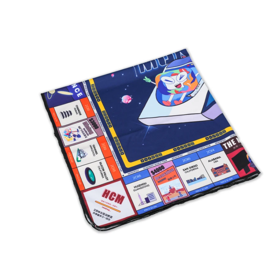 Factory Direct Sale Foldable World Theme Custom Printing Monopoli Board Game With Paper Board manufacture