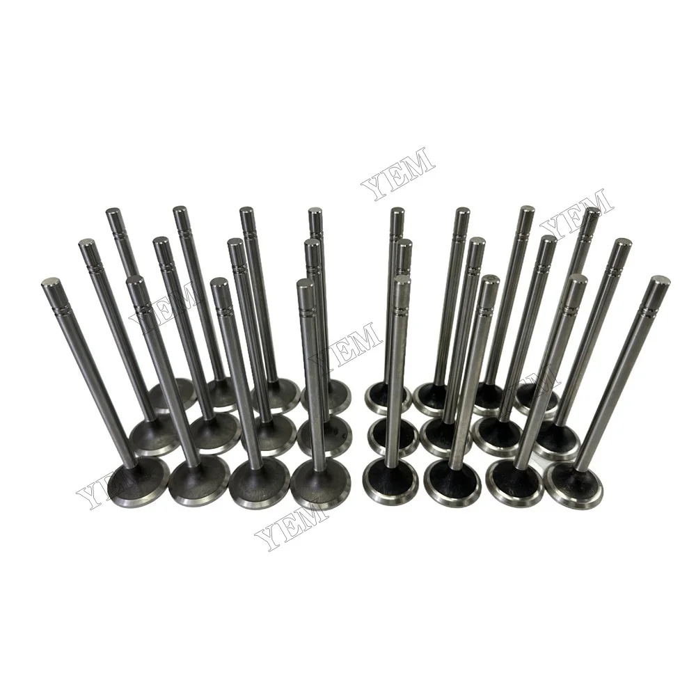 Exhaust + Intake Valve Fit for Caterpillar C12 Engine Parts 3
