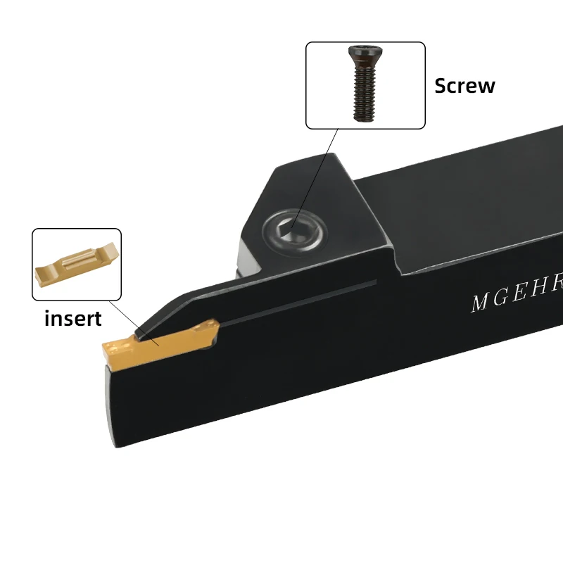 CNC Lathe Tool Long Cutting Depth Grooving Turning Tools Holder MGEHR2525-3T30 PVD Coating OEM Customizable manufacture
