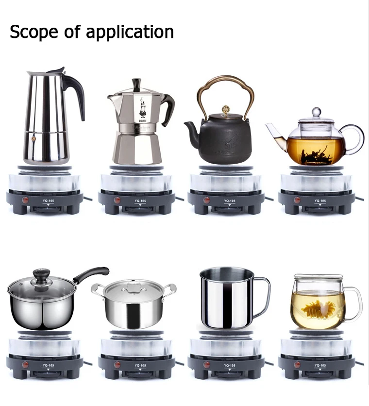 Home Kitchen Appliance 2000W Electric Cooking Double Hot Plate With Solid Heating Burner Stove