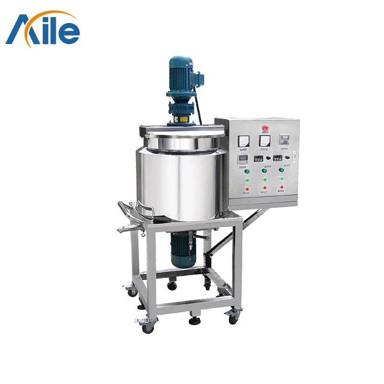 Aile 50L 100L Hand Wash Homogenizing Shampoo Liquid Detergent Mixer Dish Washing Liquid Soap Making Machine
