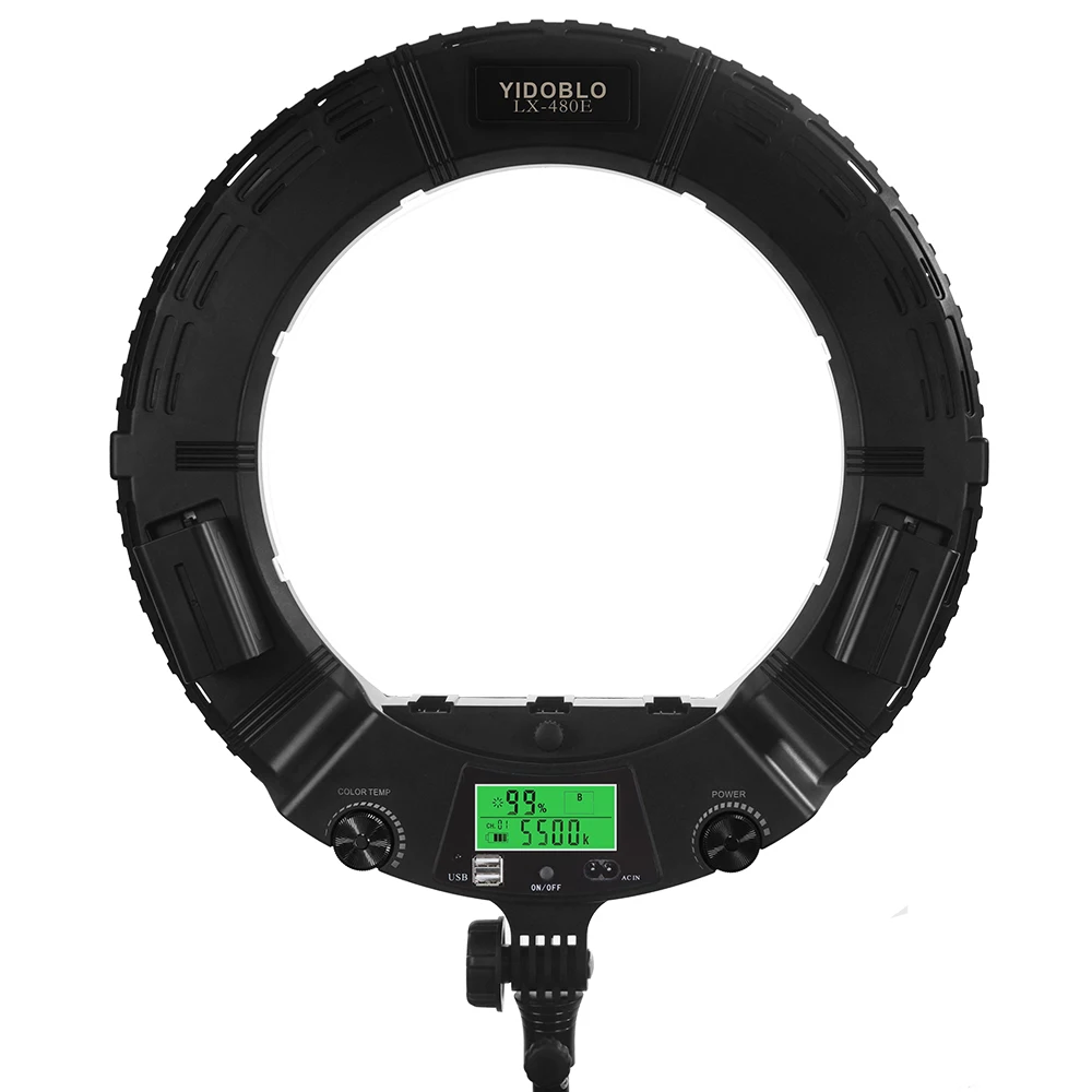 Tik tok video ring light 18 inch with foldable tripod stand for selfie LX-480S