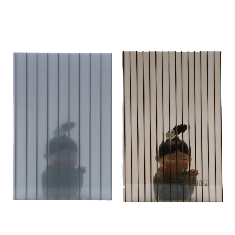 Durable High-Quality Polycarbonate Hollow Sheet Polycarbonate Sheet UV Resistant Multiple Sizes Available for Wall Rooftop