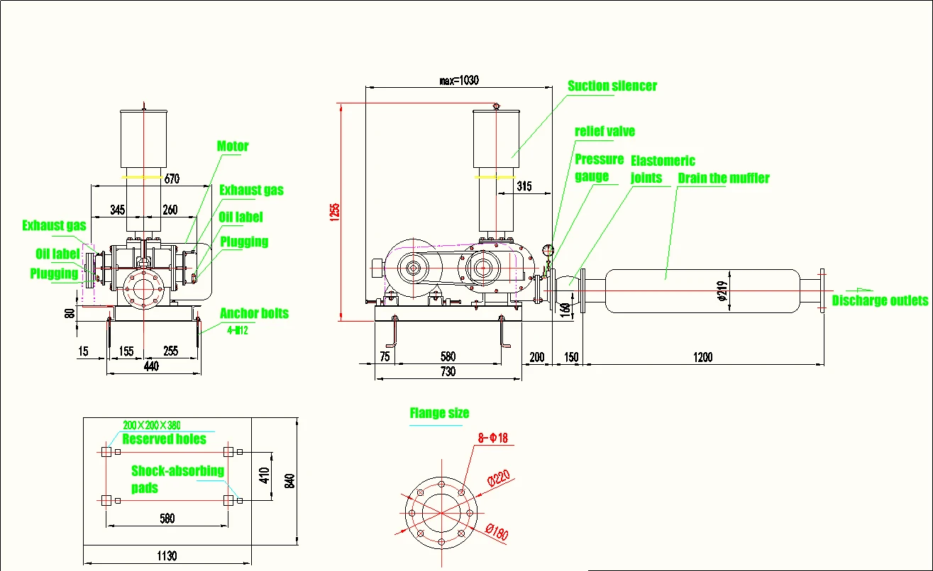 Roots Blower, 5hp, 10hp/20hp - detail 10