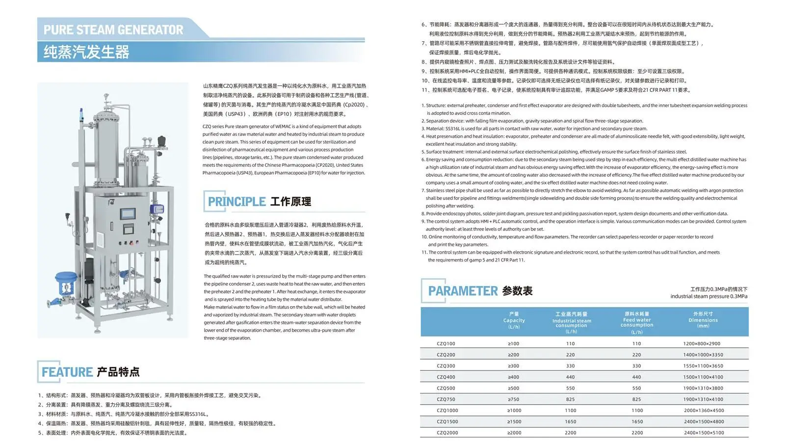 Heating Pure Generator, 304, 1 Year - detail 2
