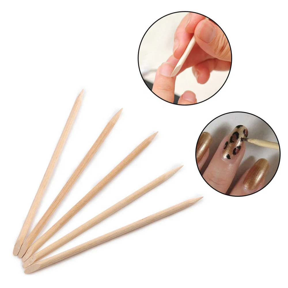 100 Pcs Wood Stick For Nail Art Cuticle Pusher Remove - Buy Wood Stick,Nail  Art,Nail Art Cuticle Pusher Remove Product on 