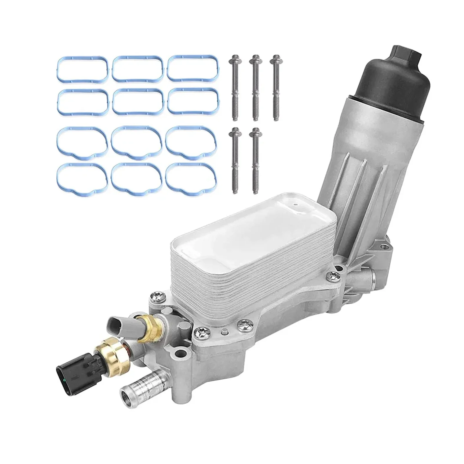 Linkteco High Quantity 926-959 Aluminum Engine Oil Filter Housing Fit for Dodge Jeep Chrysler Ram 3.6L V6 2011-2022 5184294AE