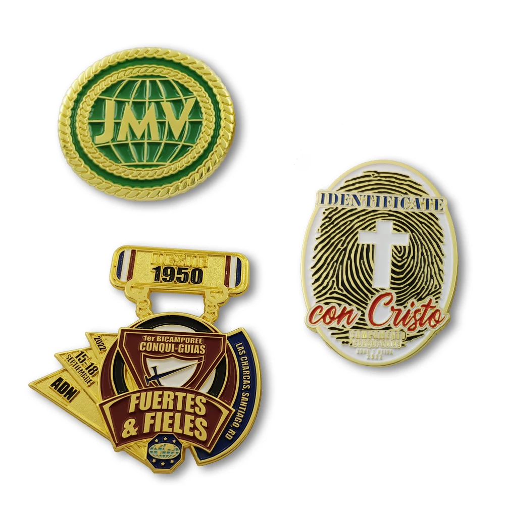 Factory Custom Metal Logo Enamel Lapel Pin Believe Chirst Adventist Jesus Chaplain Religious Christian Badge