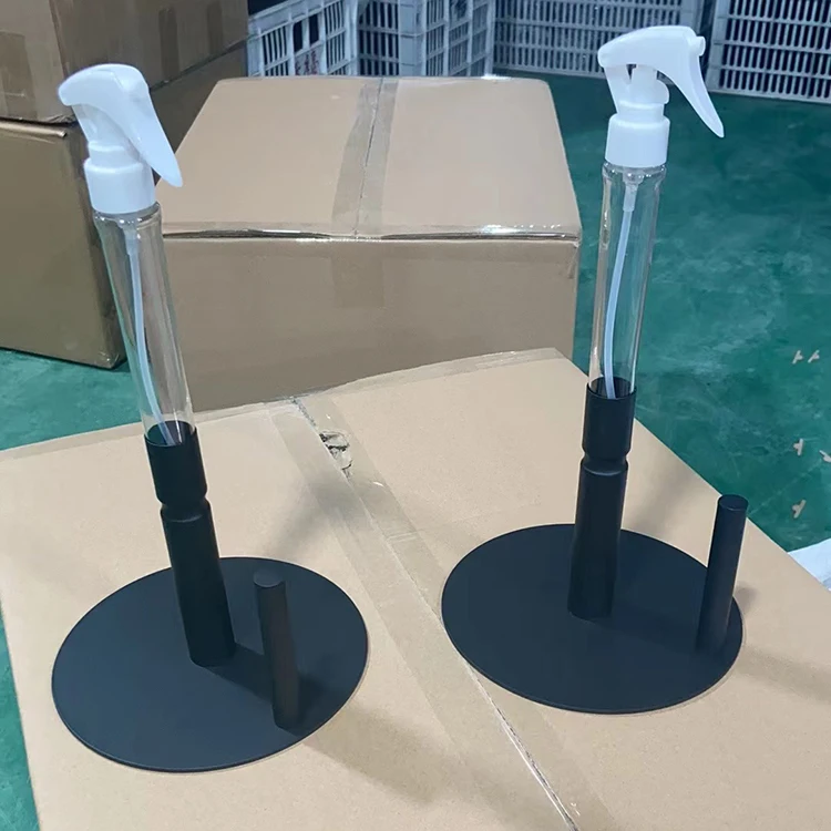 Tension Arm With Spray Bottle Paper Towel Holder With Spray Bottle