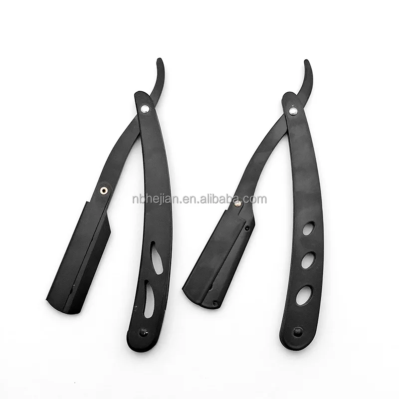 Black Color Japanese Quality Professional Single Blade Barber Razor ...