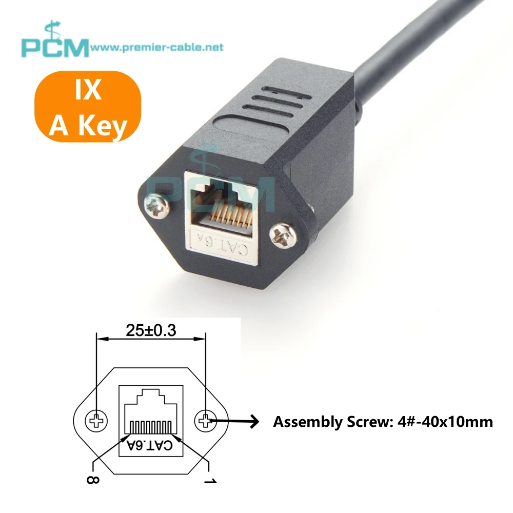 thumbnail image 2 of 38m 125' M12 RJ45 High Flex Industrial Ethernet CAT 5E Shielded 22AWG Cable Cmx 2 2 of 13