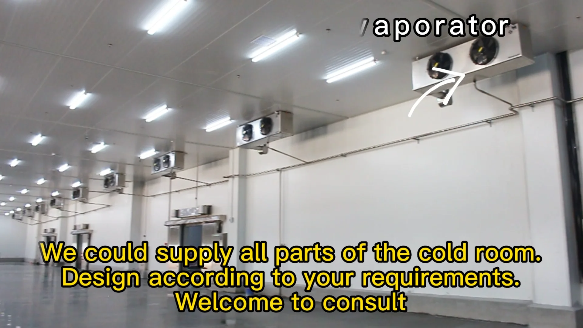 Industrial Walk In Cold Room Freezer Room Fruit Cold Storage For Sale
