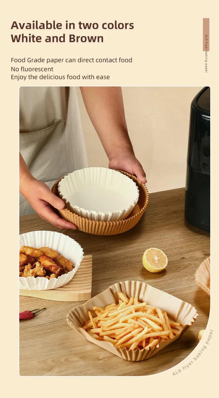 High Quality Nonstick Airfryer Paper Round Disposable Air Fryer