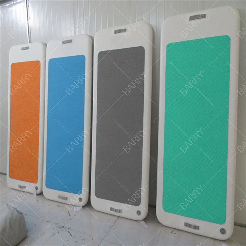 Durable Cheap Inflatable Floating Pool Yoga Board Fitness Mats DWF Inflatable Yoga Mat on Water