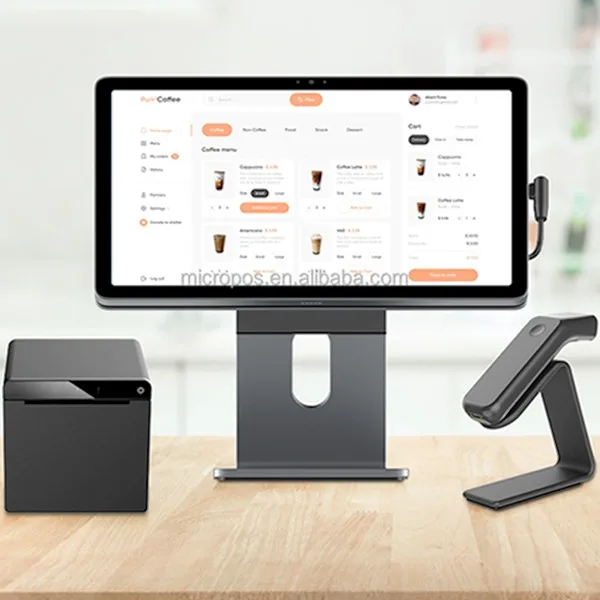 High quality 10 inch 13 inch pos touch screen android tablet pos stand dual pos systems for sale-133003