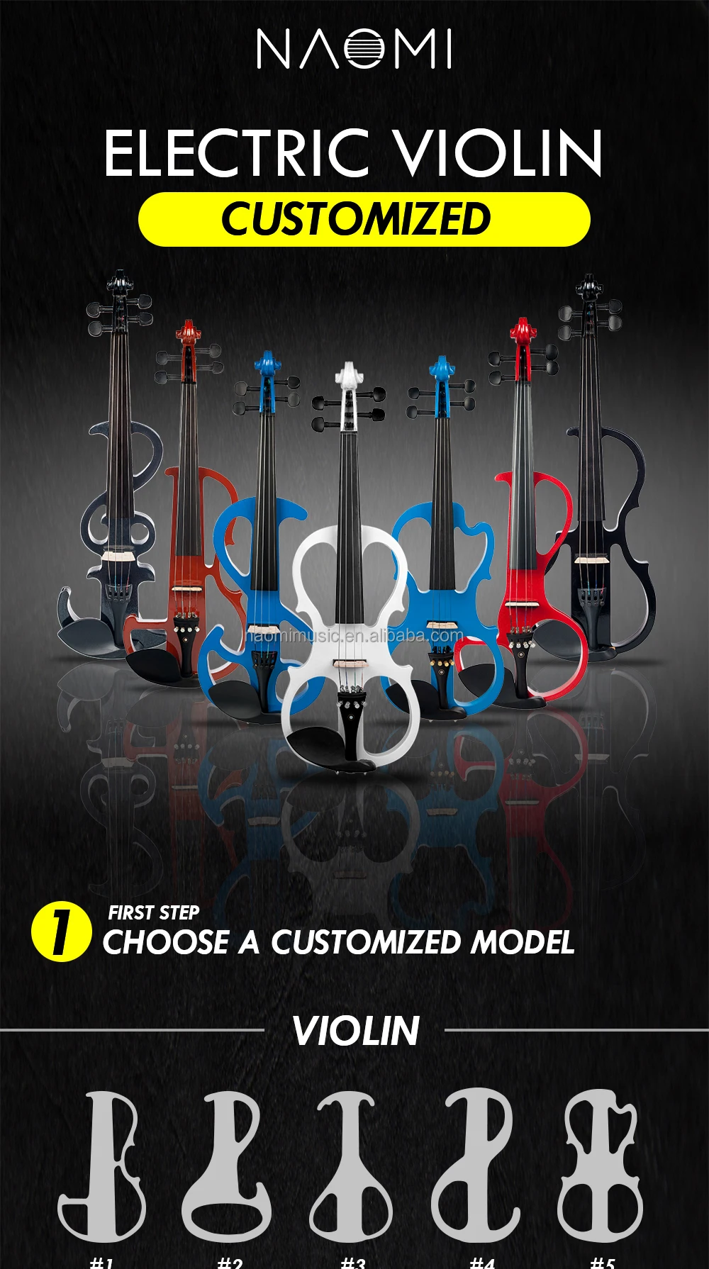 Electric 4/4 Full Size Solid Wood Cello Violoncello 4/4 Electric Cello