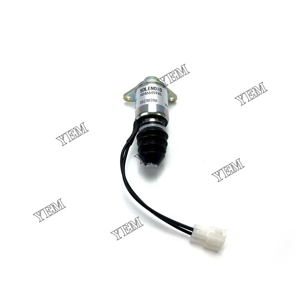 For Yanmar Diesel Engine 4TNE88 Shutdown Solenoid 129209-77950 HD46645945