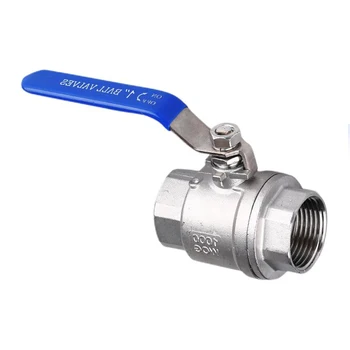 1000WOG Water Valve SS304 1/2"inch 4"inch Stainless Steel 2 Pc Ball Valve NPT BSP DIN2999 Full Bore SS ball